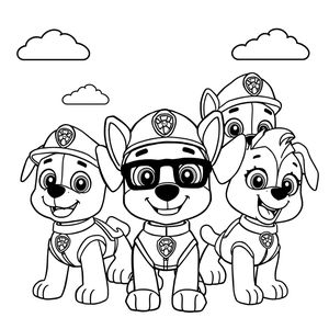 Patrulla Canina - Libro para Colorear de Aventuras