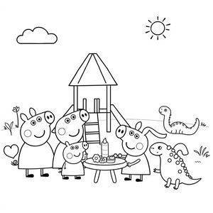 Libro para Colorear de Peppa Pig