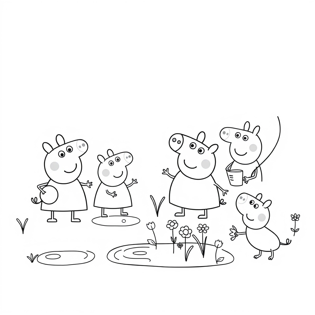 Peppa Pig - Zabawy na Podwórku