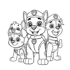 Libro para Colorear: Patrulla Canina