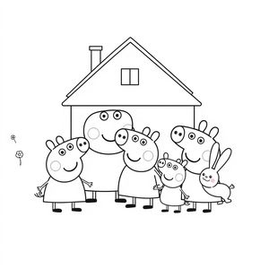 Libro para Colorear Peppa Pig