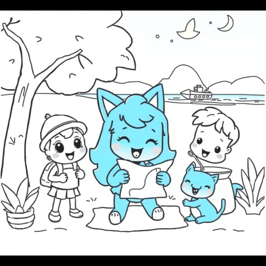 Coloreando Aventuras con Bluey