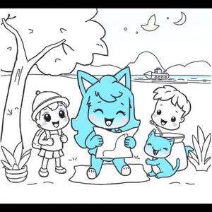 Bluey Kolorowanka Przygodowa