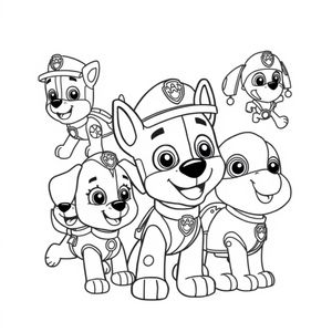 La Patrulla Canina: Aventuras para Colorear