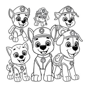 Libro para Colorear de la Patrulla Canina