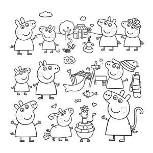 Libro para Colorear de Peppa Pig