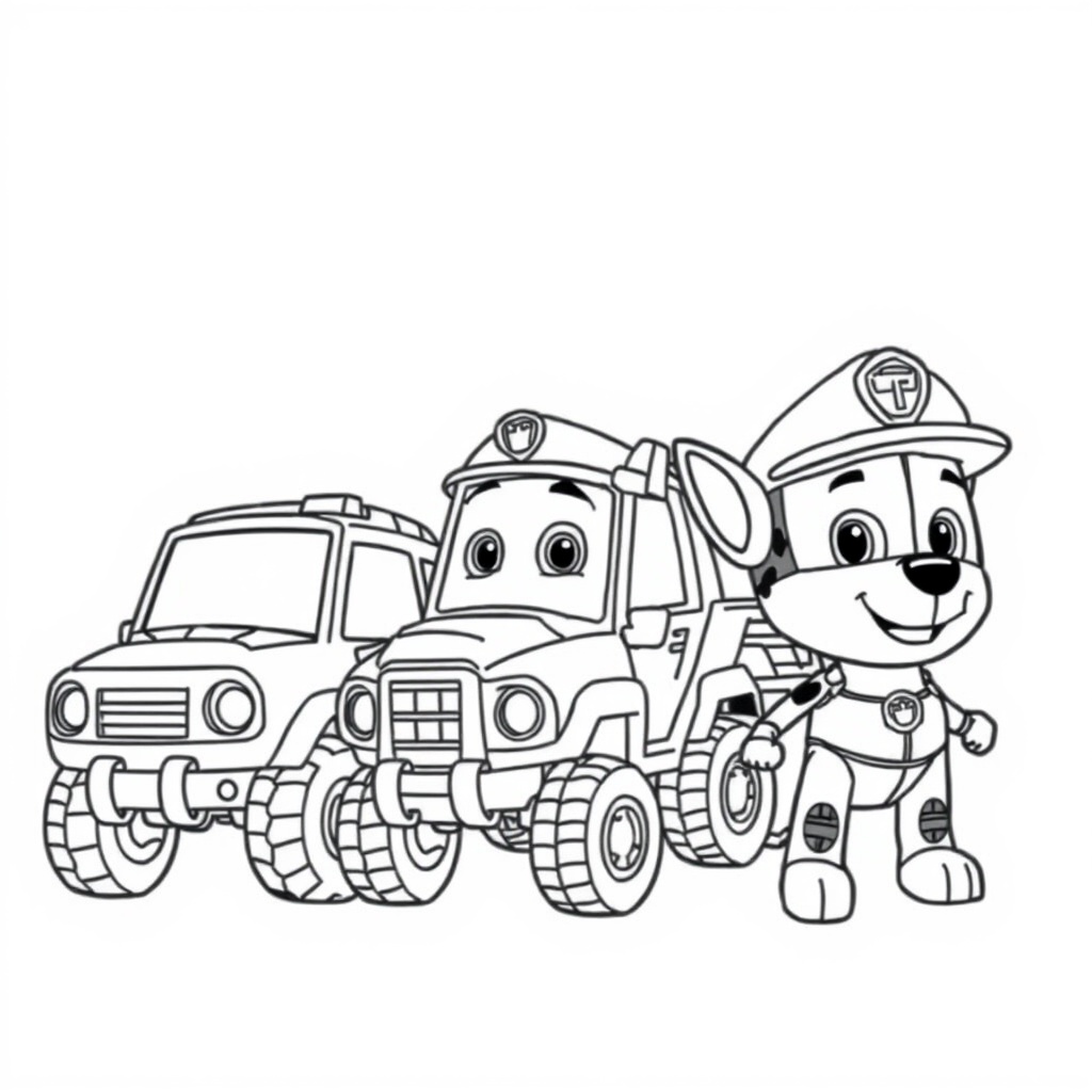 Libro para Colorear: Patrulla Canina en Acción