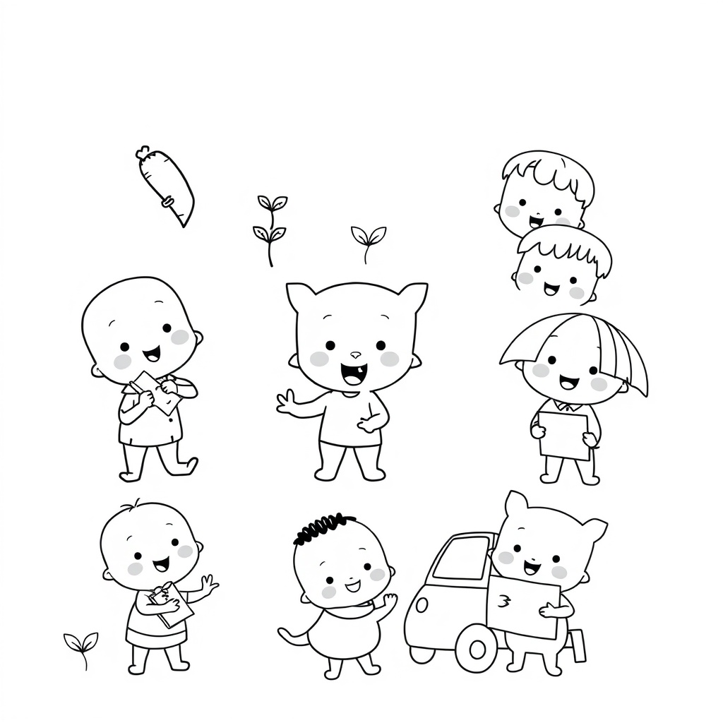 Libro para colorear de Bing