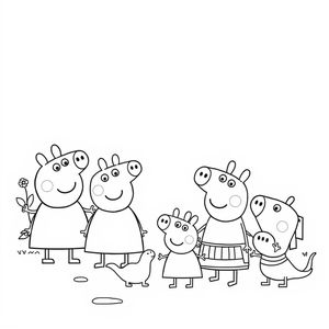 Libro para Colorear de Peppa Pig