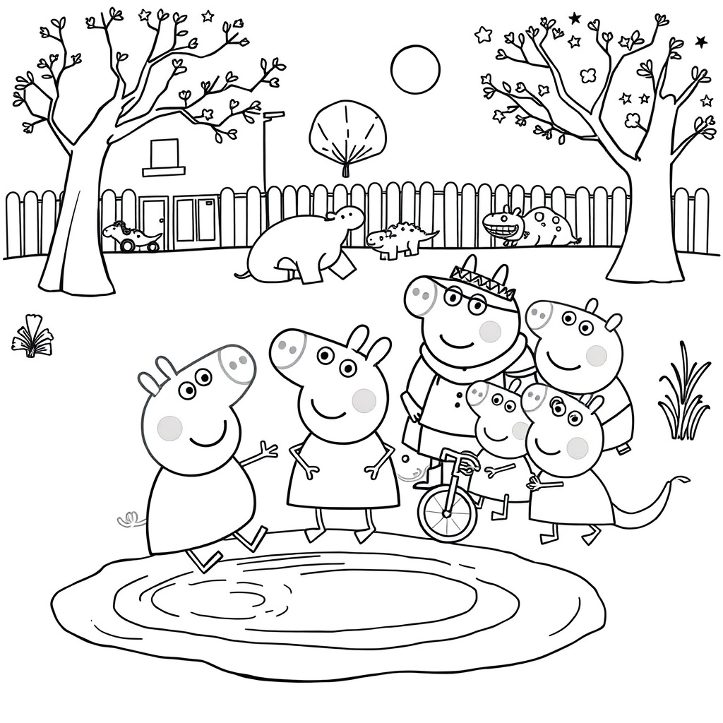 Libro de Colorear de Peppa Pig