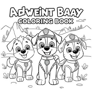 Libro para colorear de la Patrulla Canina