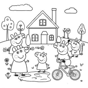 Libro para Colorear de Peppa Pig