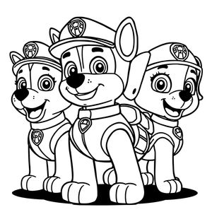 Libro para Colorear de Patrulla Canina