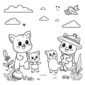 Libro de Colorear Bluey