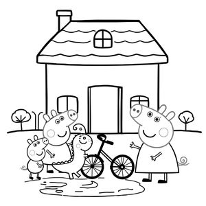 Libro para Colorear de Peppa Pig