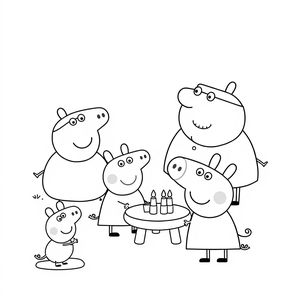 Libro para Colorear Peppa Pig