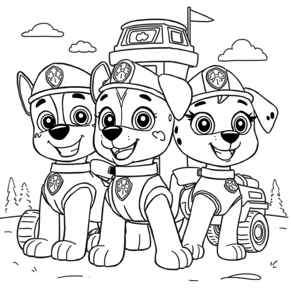 Paw Patrol: Kolorowanka z Bohaterami
