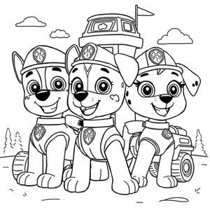 Paw Patrol: Aventuras de Colorear