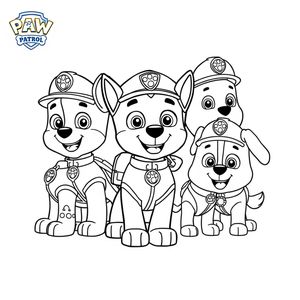 Libro para Colorear: La Patrulla Canina en Acción