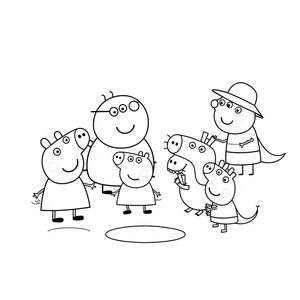 Libro para Colorear del Mundo de Peppa