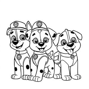 Libro para Colorear: ¡Misión de Rescate de la Patrulla Canina!