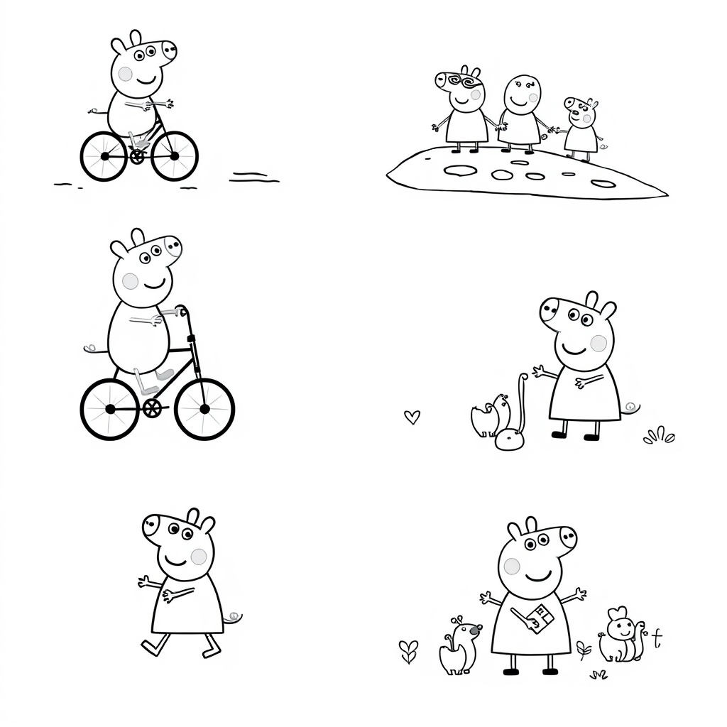 Libro para Colorear Peppa Pig