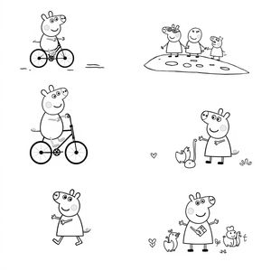 Kolorowanka Peppa Pig