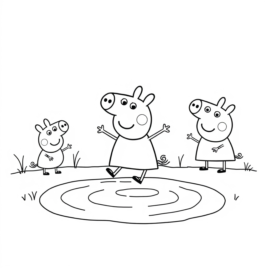 Libro de colorear de Peppa Pig