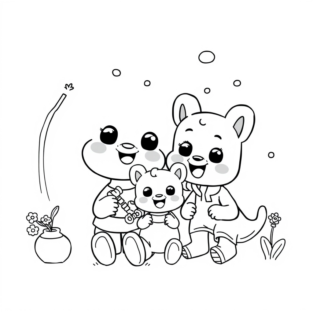 Bluey: Diversión en Colores