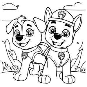 Libro para Colorear de la Patrulla Canina