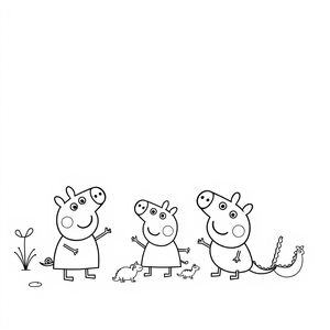 Libro para colorear Peppa Pig