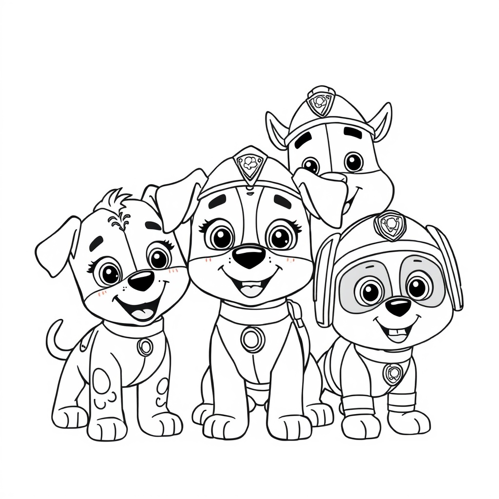 Libro para Colorear: ¡La Patrulla Canina al Rescate!