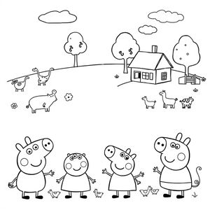 Libro para Colorear de Peppa Pig