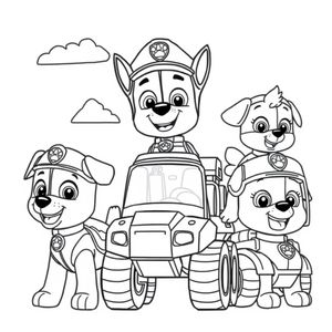 Libro de Colorear de Patrulla Canina