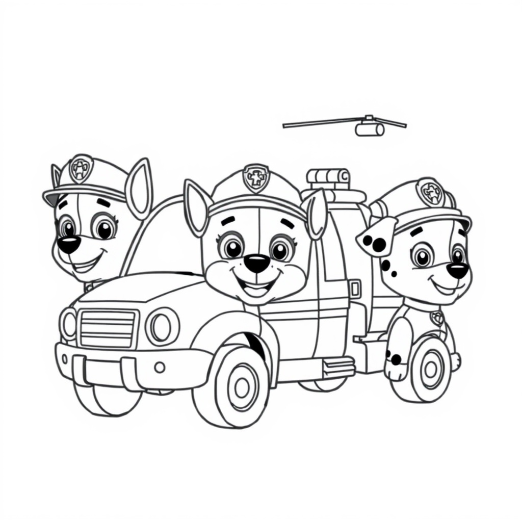 PAW Patrol: Misiones de Colorear