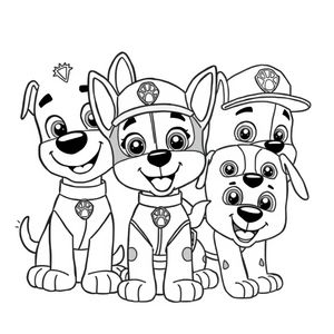 Libro para Colorear de PAW Patrol