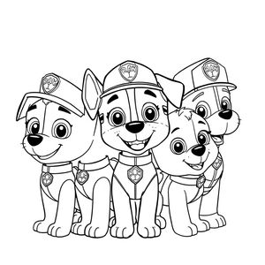 Libro para Colorear de Patrulla de Cachorros
