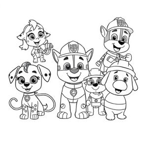 Libro de Colorear de Patrulla Canina