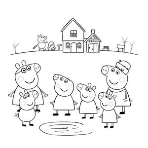 Kolorowanka Peppa Pig