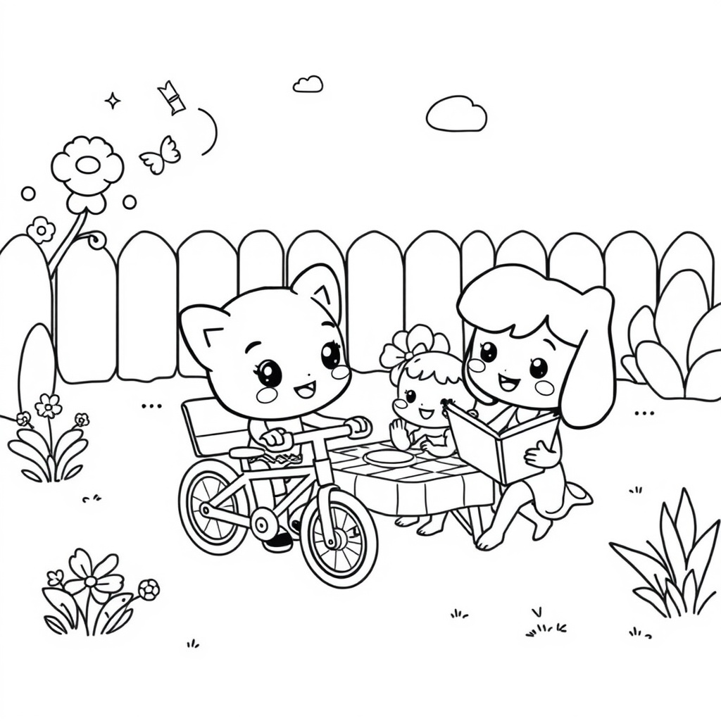 Páginas para Colorear de Bluey