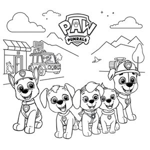 Libro de Colorear de Patrulla Canina