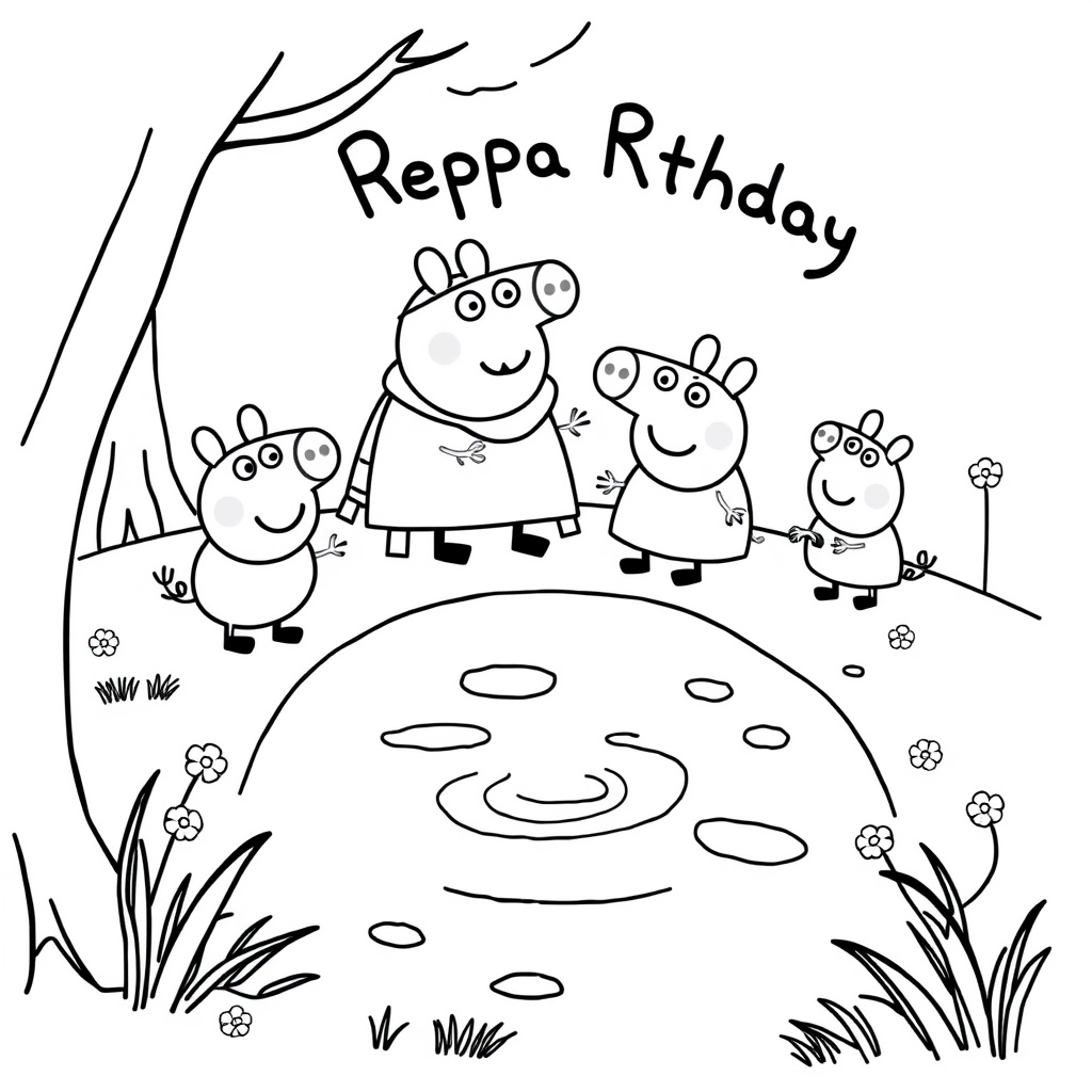 Libro para Colorear Peppa Pig