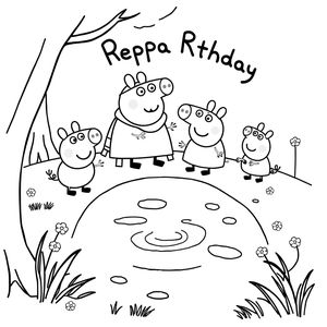 Libro para Colorear Peppa Pig