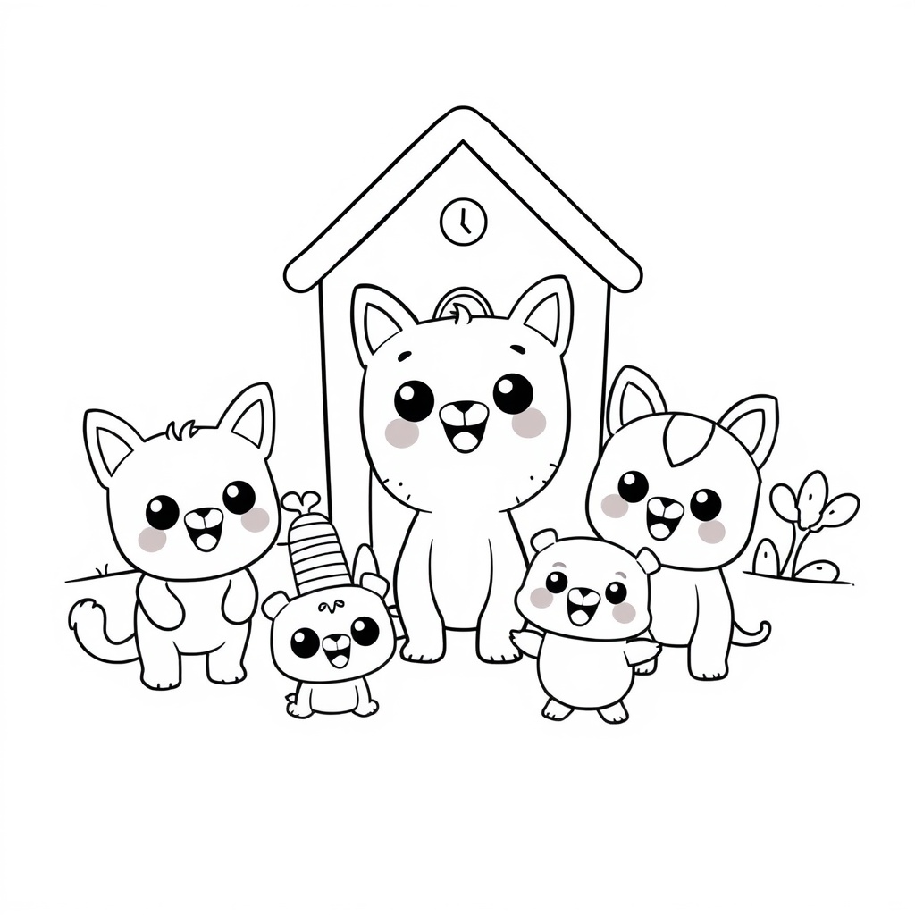 Libro para Colorear de Bluey