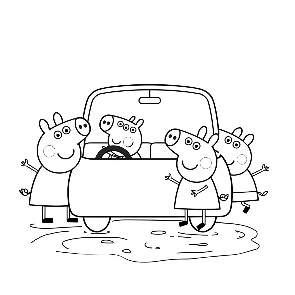 Libro de Colorear Peppa Pig