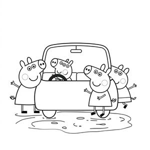 Libro de Colorear Peppa Pig