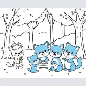 Libro para colorear de Bluey