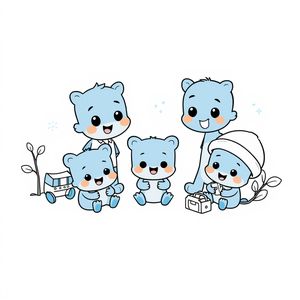 Libro de colorear de Bluey