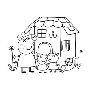 Libro para Colorear Peppa Pig