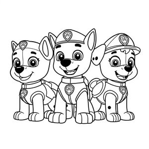 Libro para Colorear: Aventuras de la Patrulla Canina